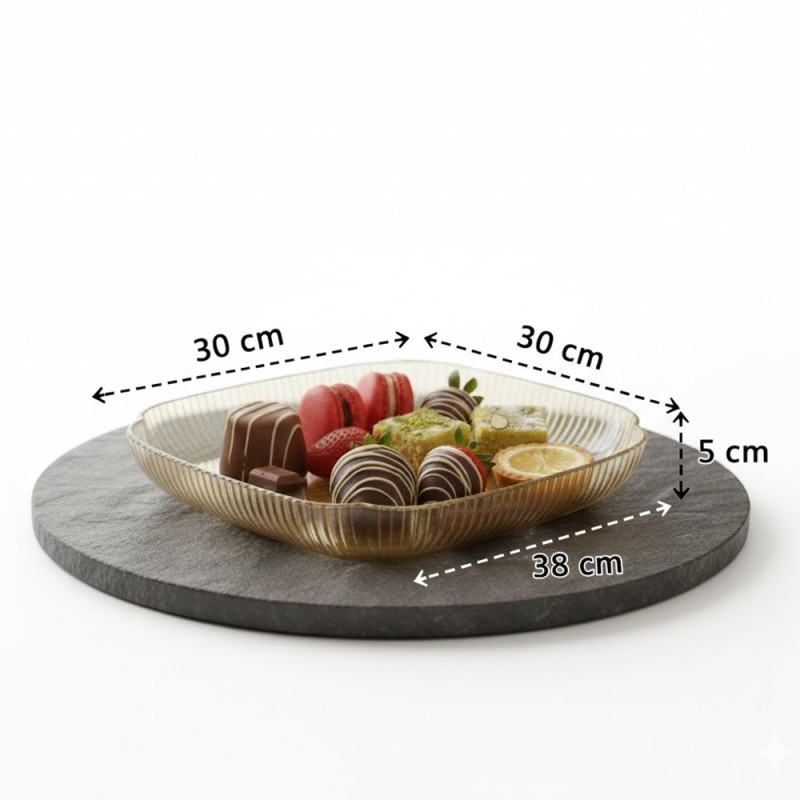 Acrylic Square Shape Tray